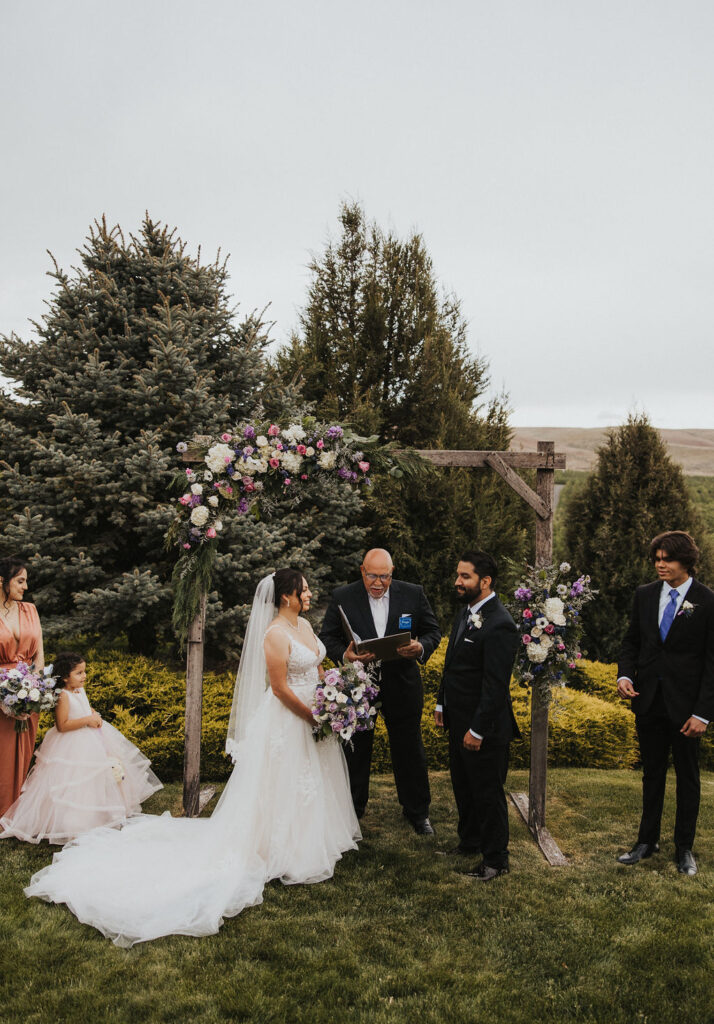 Cameo Heights Mansion wine country wedding ceremony
