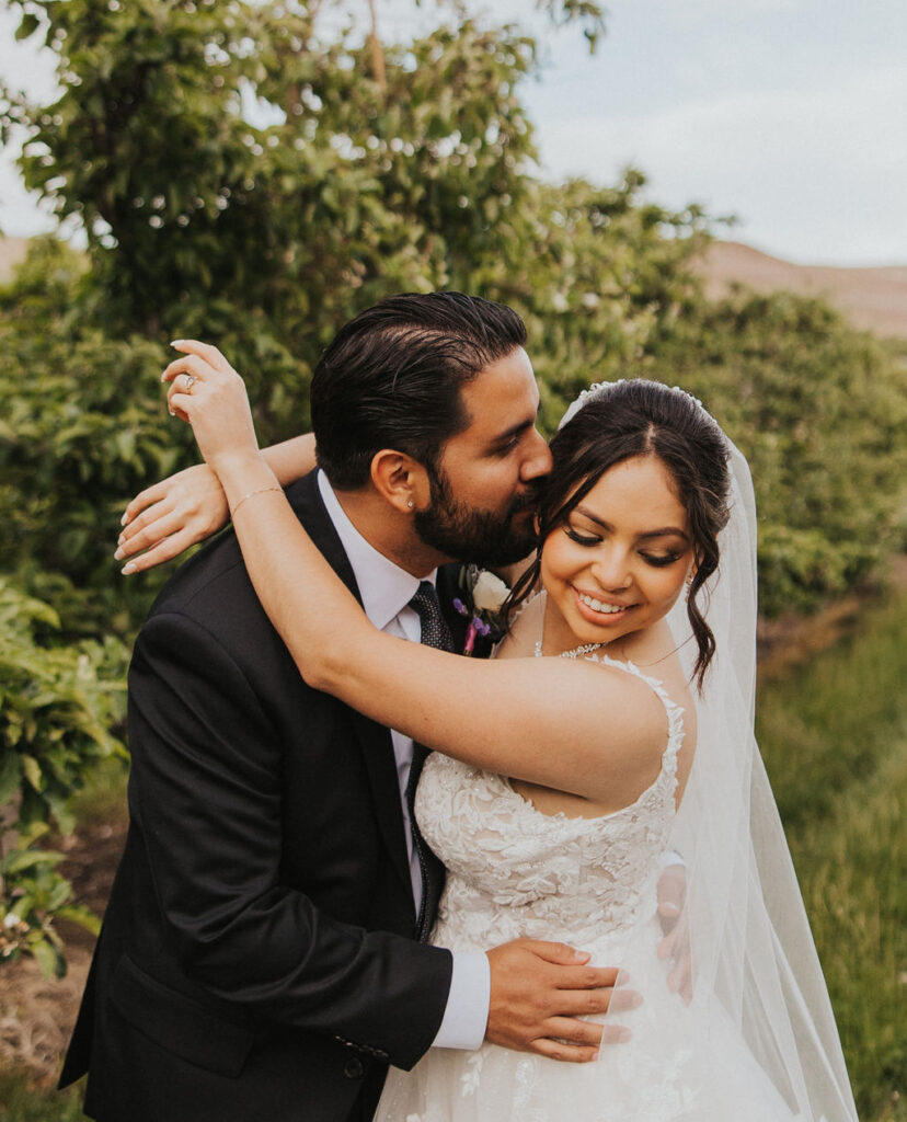 Bride and groom portraits from Cameo Heights wine country wedding