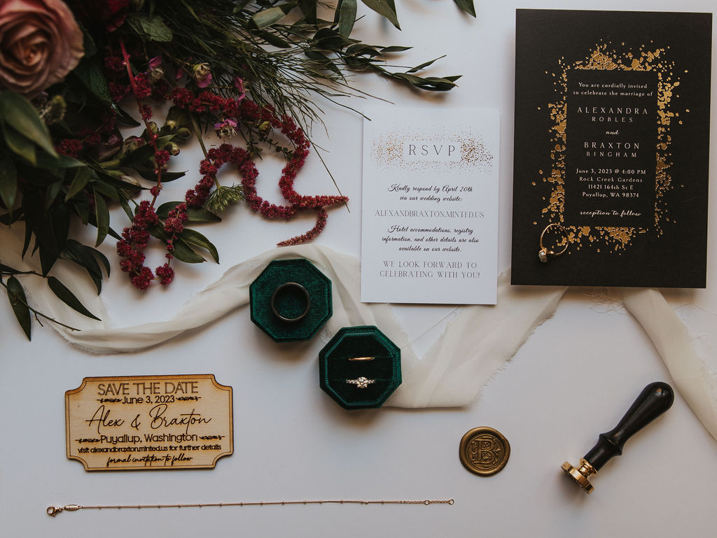 Harry Potter inspired wedding details