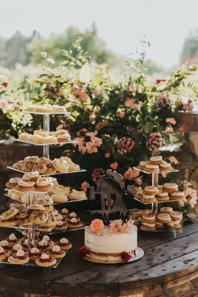 Wedding dessert table
