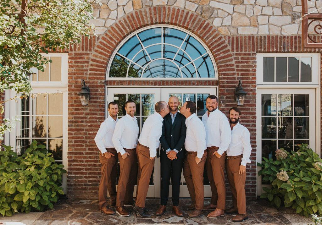 fun groom and groomsmen photos