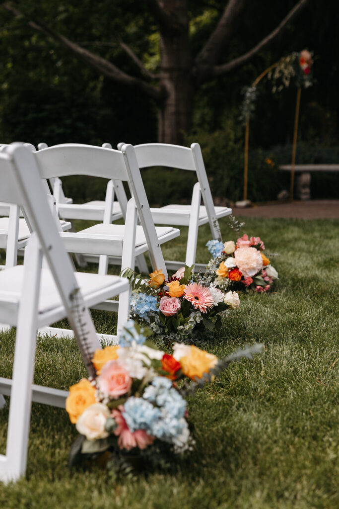 Outdoor Wedding and Reception at Promise Garden