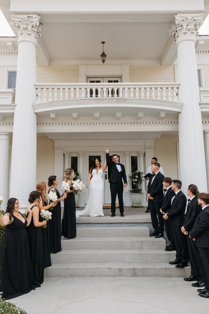 Moore Mansion wedding ceremony