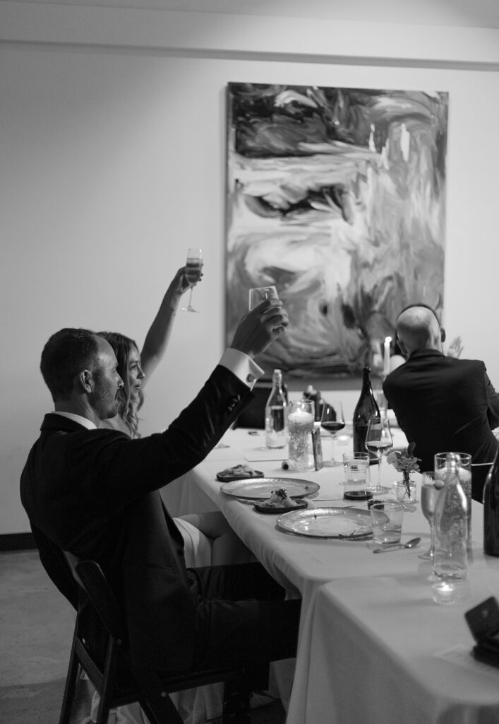 Intimate Cle Elum wedding reception at Upsidedown Wine