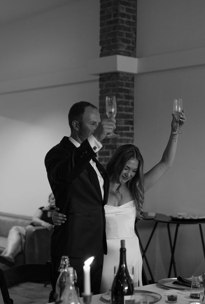 Intimate Cle Elum wedding reception at Upsidedown Wine