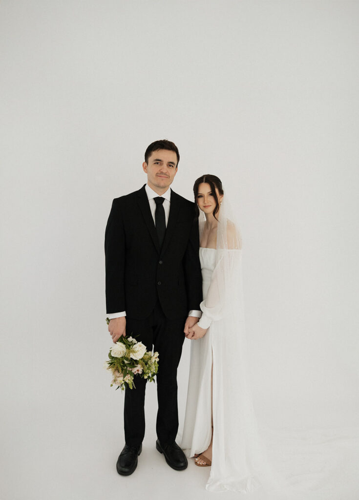 Studio bridal portraits at Casa Blanca Tri-Cities