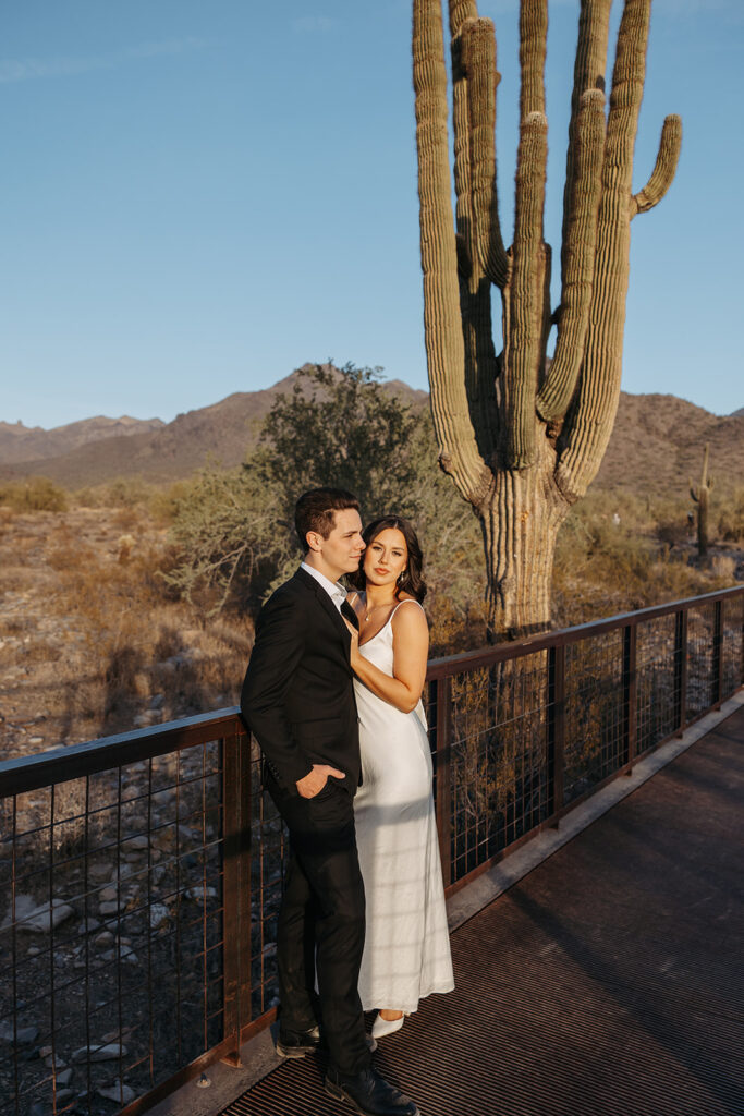 Desert elopement in phoenix, arizona