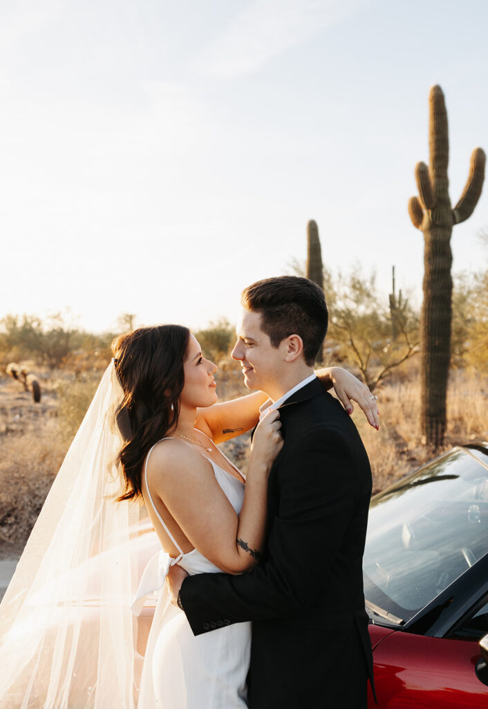 Desert elopement in phoenix, arizona