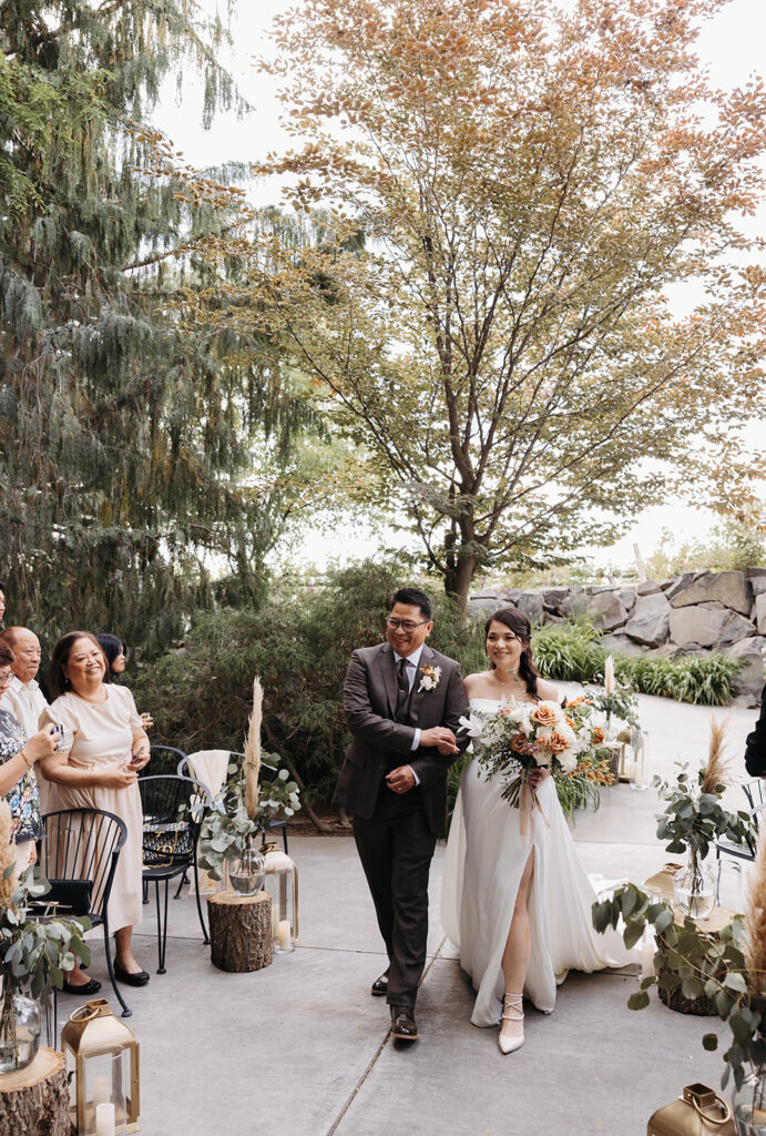 Terra Blanca Winery wedding ceremony