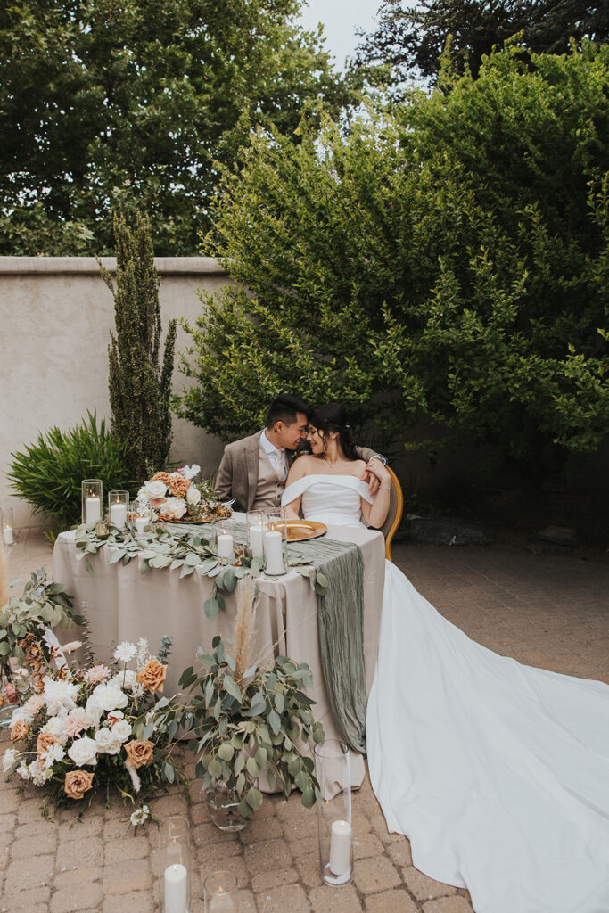 Washington winery wedding portraits in the fall