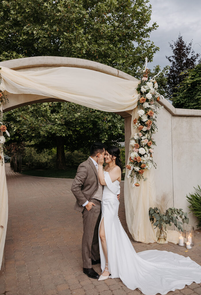 Washington winery wedding portraits in the fall