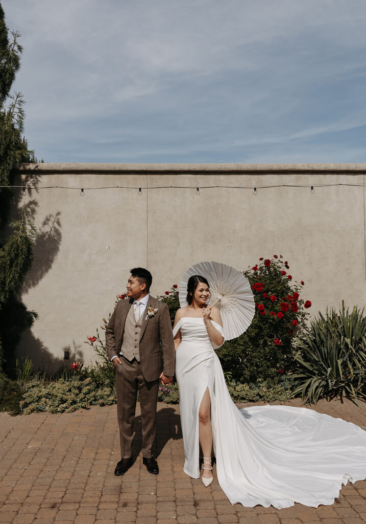Washington winery wedding portraits in the fall