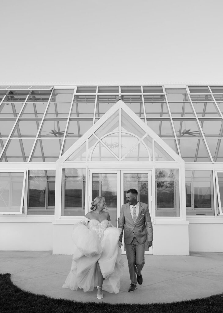 Greenhouse wedding venue in Spokane, Washington