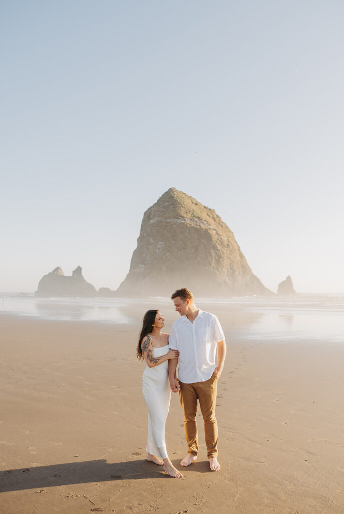 Cannon Beach engagement photos