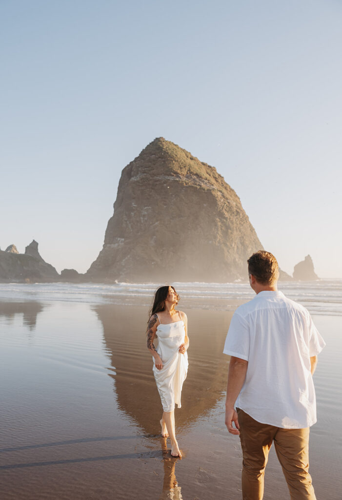 Cannon Beach engagement photos