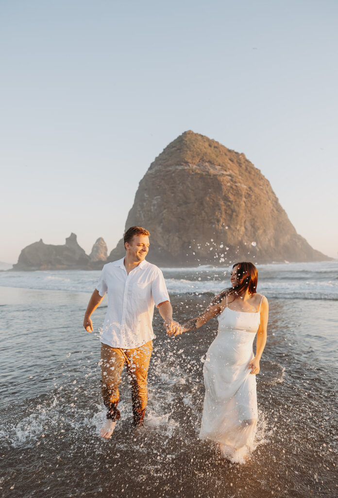 Cannon Beach engagement photos