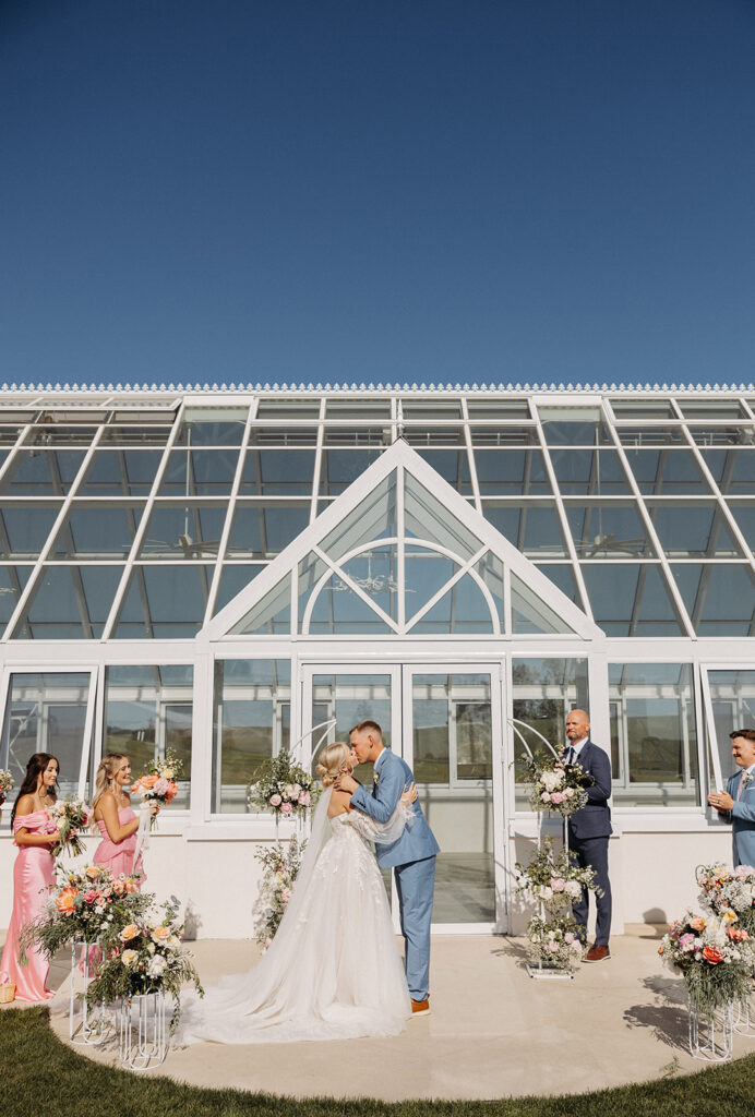 Greenhouse wedding venue in Spokane, Washington