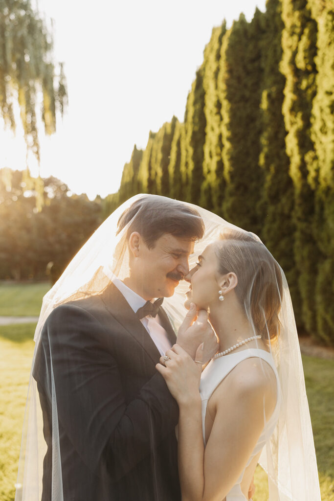Arizona wedding photos at sunset