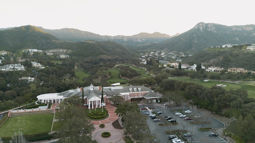 Sherwood Country Club drone view
