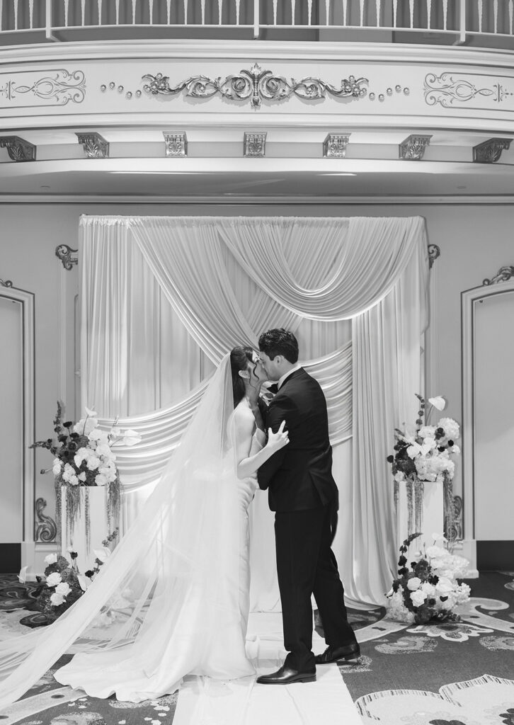 Historic Davenport Hotel Wedding ceremony