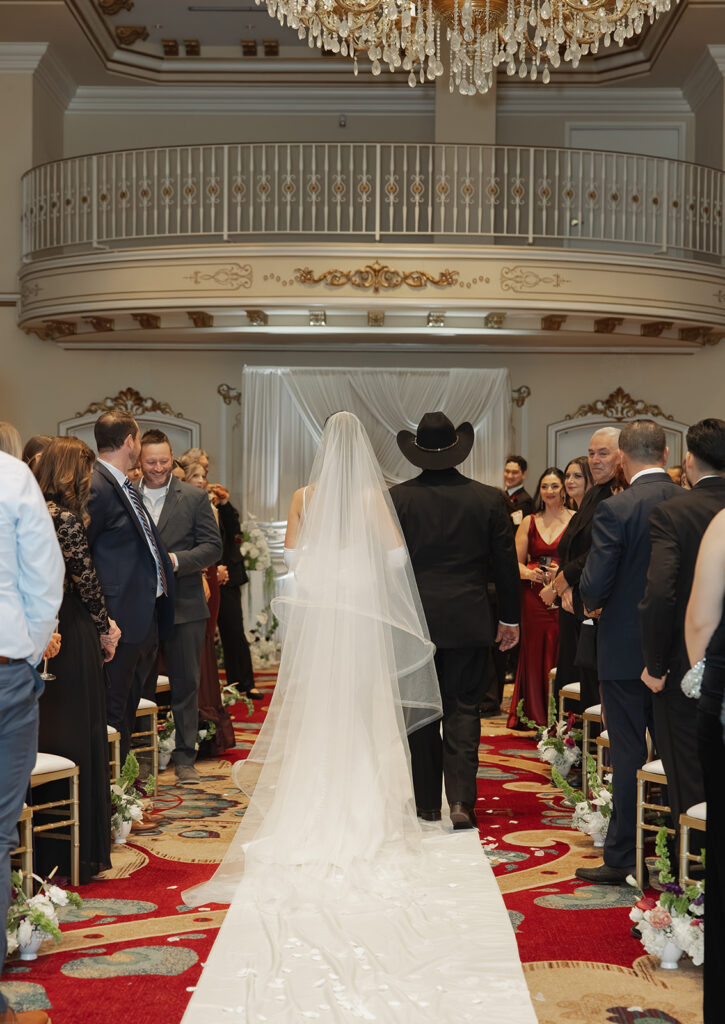 Historic Davenport Hotel Wedding ceremony