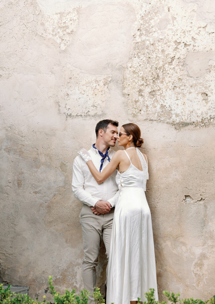 Getting married in Italy as an American on the Amalfi Coast with lemon decor